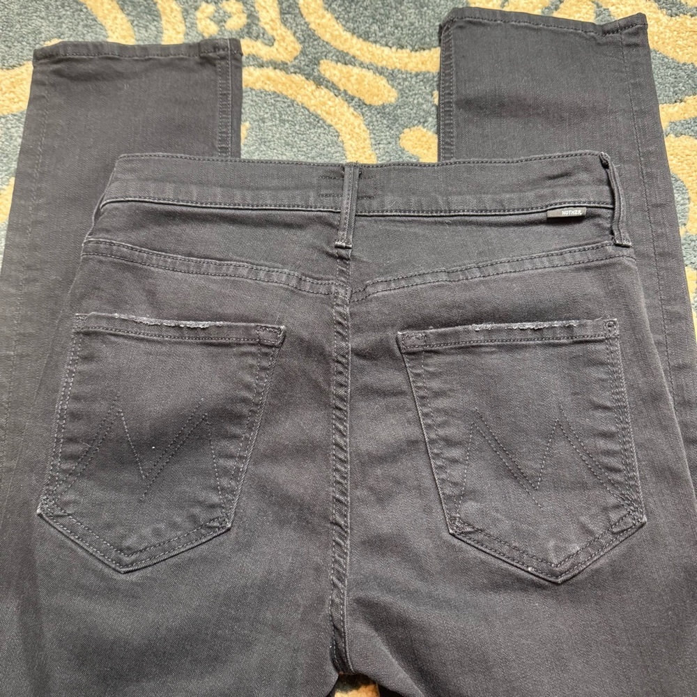 MOTHER Women's Black Jeans - Picture 10 of 14